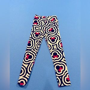Lularoe Disney Minnie Mouse Leggings Pants S M Small Medium
